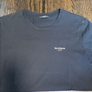 Balmain Black Short Sleeve Tee